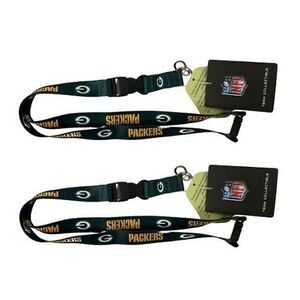 Green Bay Packers NFL Mojo Earth Love Lanyard 2 Pack